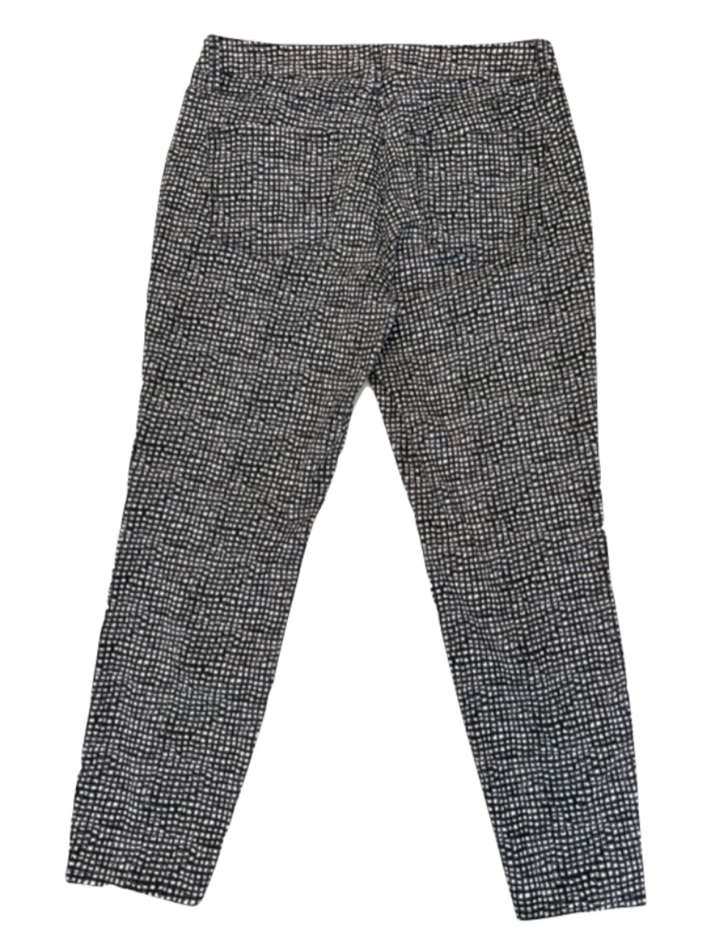 Loft black and white squares pattern curvy skinny pants size 8 | 29" - Picture 11 of 11